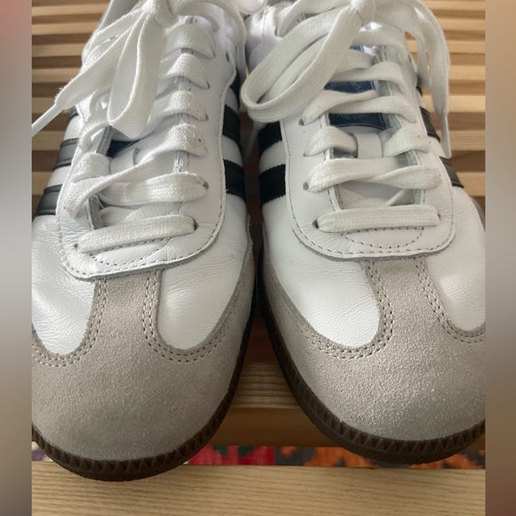 Adidas Samba OG Cloud White and Black Womenβs 9 Shoes Sneakers - Picture 4 of 15